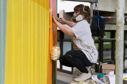 Arbeitsprozess Mural EF50 Arbeitsprozess Mural EF50