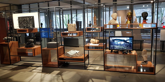 Ausstellungssituation  im Museum Glaskasten Marl