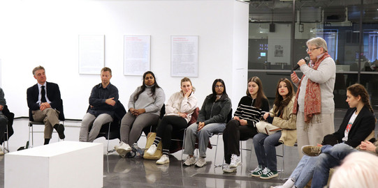Foto von Teilnehmenden des Workshops Route Mittelalter Ruhr