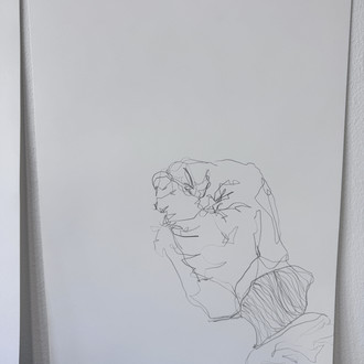 abstrahierte Zeichnung einer Hand