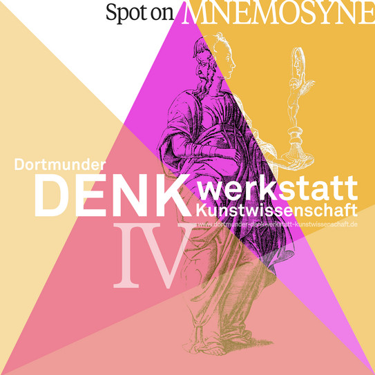 Titelbild der DENKwerkstatt in Orange-, Pink- und Weißtönen