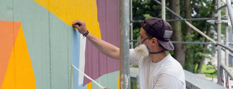 Arbeitsprozess Mural EF50