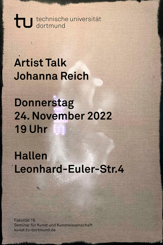 Artist Talk - Johanna Reich