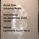 Artist Talk - Johanna Reich