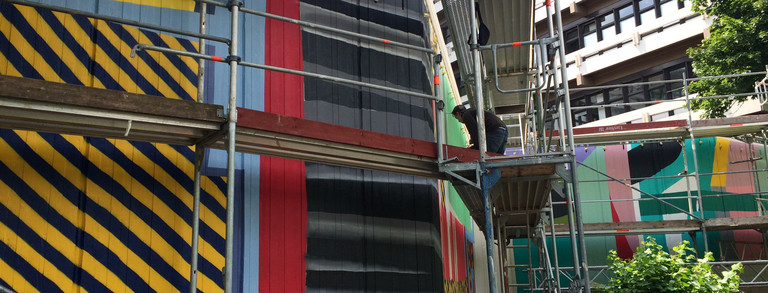 Arbeitsprozess Mural EF50