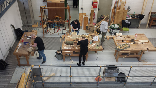 Holzwerkstatt Arbeitssituation in der Holzwerkstatt