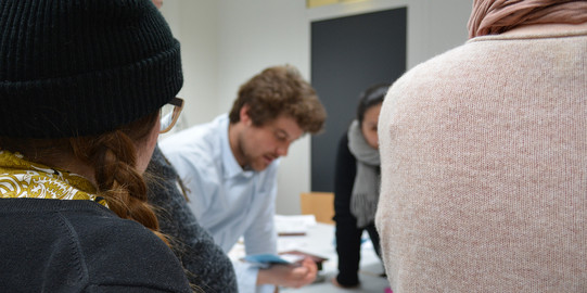Seminarsituation in der Kunst
