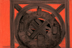 Wolfgang Folmer, o.T., Pastell, 86 x 108 cm, 2000