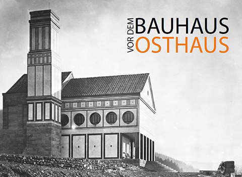 Vor dem Bauhaus: Osthaus Projektflyer mit früherem Blick auf das Hagener Krematorium